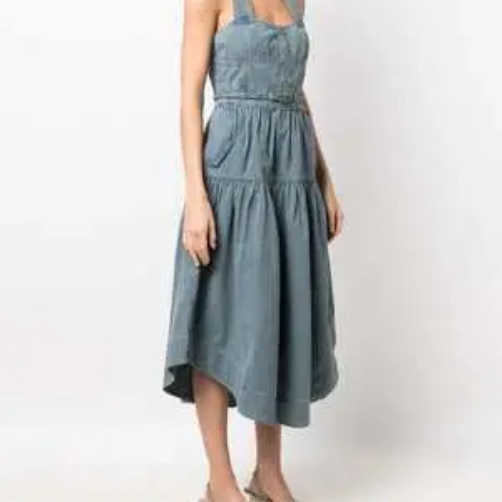 Ulla Johnson Enzo Denim Dress Size 8NWOT